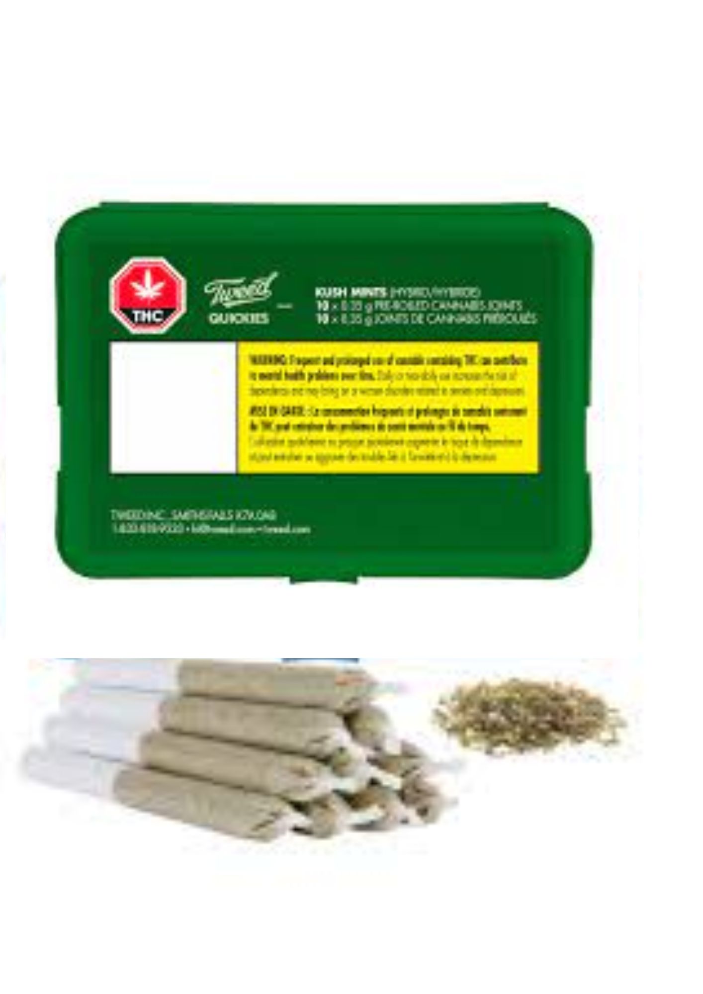 Tweed - Kush Mints Joint Pre-Roll - 10x0.35g