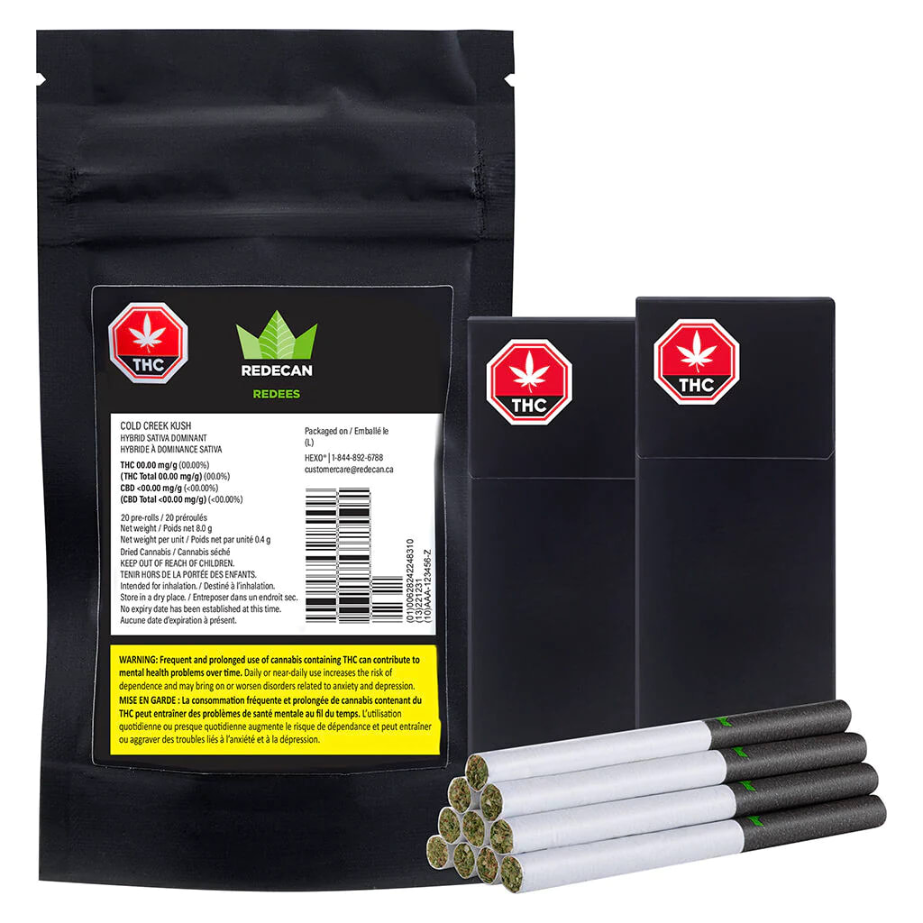 Redecan - Redees Cold Creek Kush Pre-Roll - 20x0.4g