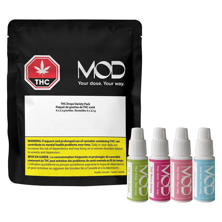 MOD - THC Drops Variety Pack - 12ml