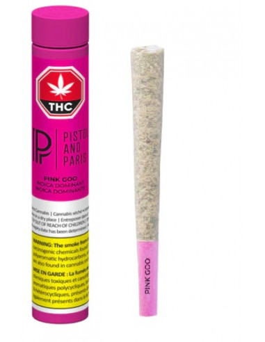 Pistol and Paris - Pink Goo (Granddaddy Purple x Grape Ape x Northern Lights # 5) Pre-Roll - 1x1g